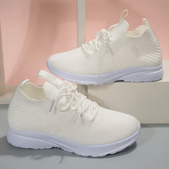 Women's Mesh Breathable Running Shoes Lightweight Low Top Casual Shoes