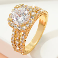 Zircon Women's Wedding Engagement Ring