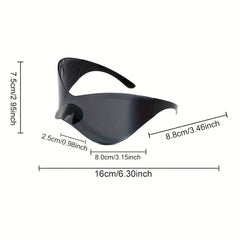 Men's Large Frame Sunglasses UV Resistant for Daily Wear