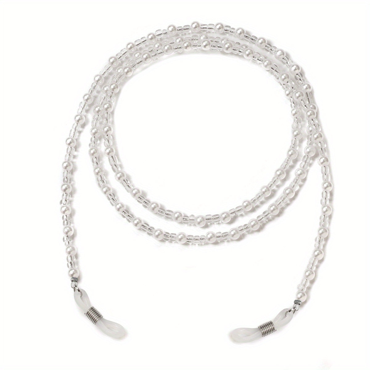 Pearl Beaded Glasses Chain Eyeglasses Lanyard Strap Face Cover Retainer