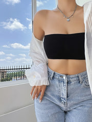 3pcs Cut Out Bandeau Bras Stretch Everyday Bra