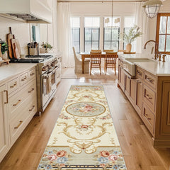 Vintage Floral 2'X10' Runner Rugs Traditional Laundry Room Rug
