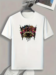 Men's Graphic Tee for Fitness Activities