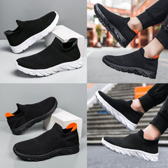 Men's Slip on Athletic Sneakers Breathable Walking Shoes Lightweight