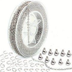 16.4" Golden Stainless Steel Chain 2mm for DIY Jewelry Making