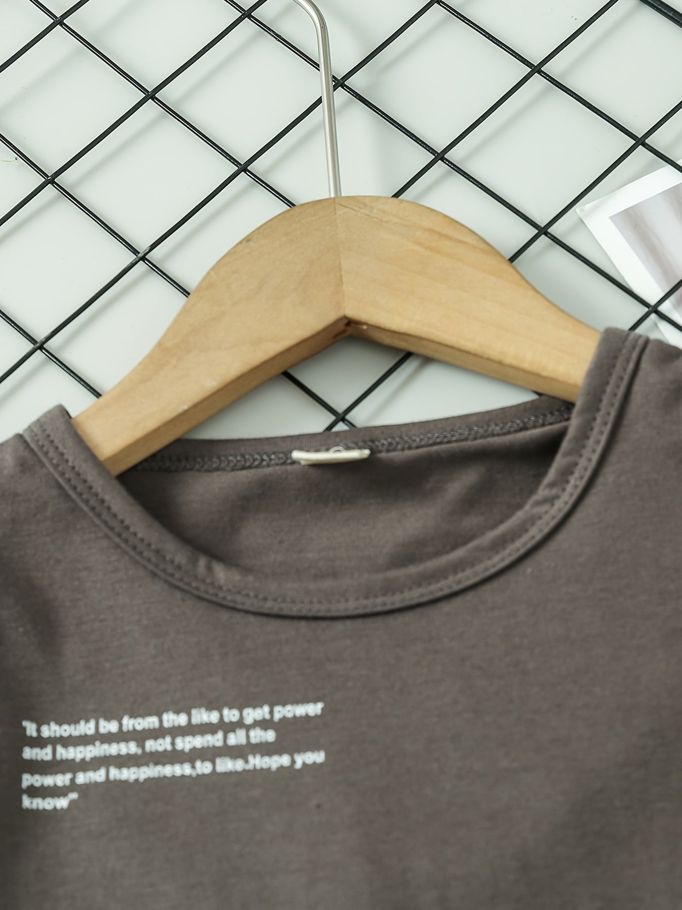 Boys Summer Letter Outfit Shorts & T-shirt Set
