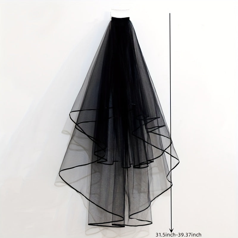 Bride's Wedding Party Headdress Veil