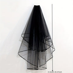 Bride's Wedding Party Headdress Veil