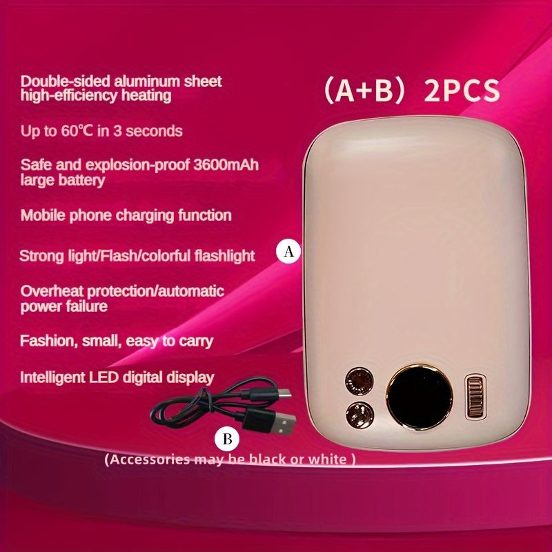 Portable Wireless Heater with Dazzling Light
