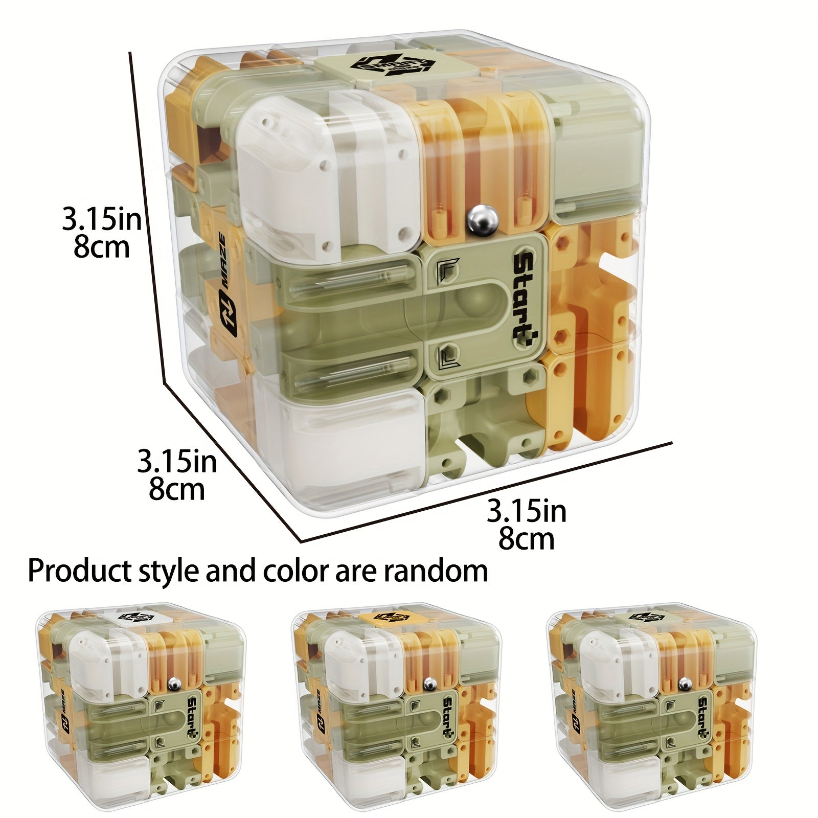 Baby Home 3D Maze Cube Puzzle Toy Kids Teaser Birthday Party Favors
