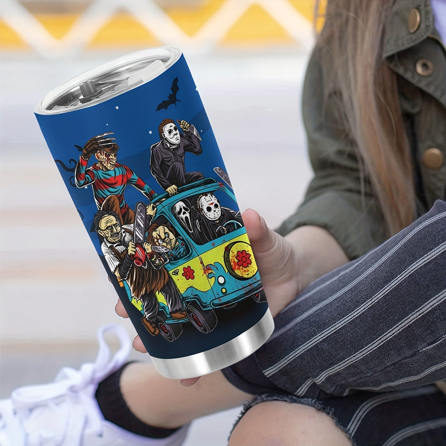 Halloween 20oz Stainless Steel Tumbler - Vacuum Insulated Travel Mug