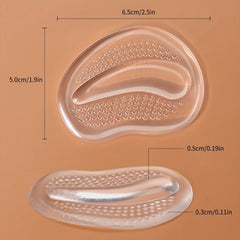 Silicone Invisible Half Size Pad for Sandals & High Heels