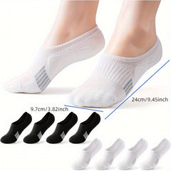Unisex No Show Socks Sports Ankle Socks Anti Slip