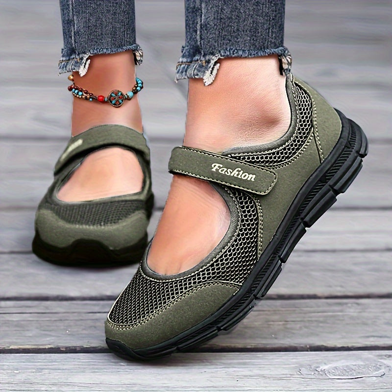 Women's Breathable Walking Shoes Letter Pattern Sneakers