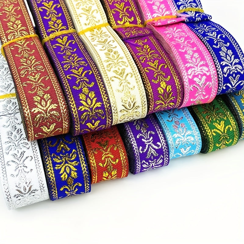 Vintage Ethnic Embroidery Ribbon Boho Lace Trim DIY Sewing Accessories