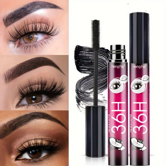 Thick Fiber Mascara Long Lasting Curling Holding Natural Effect Waterproof