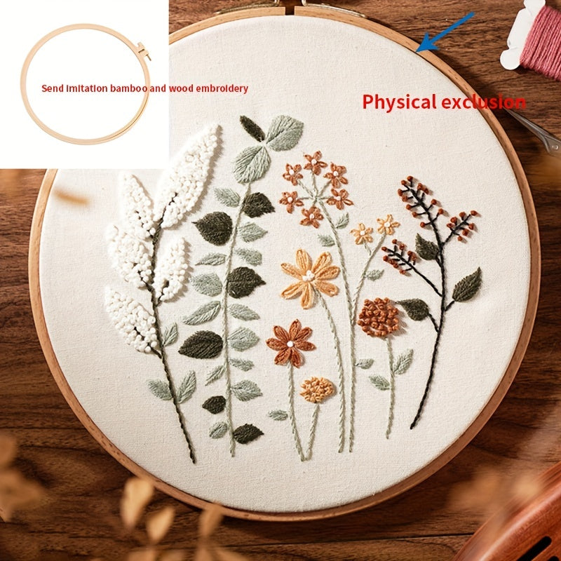 Elk Garden European Cloth Embroidery Ornaments DIY Kit