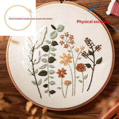 Elk Garden European Cloth Embroidery Ornaments DIY Kit