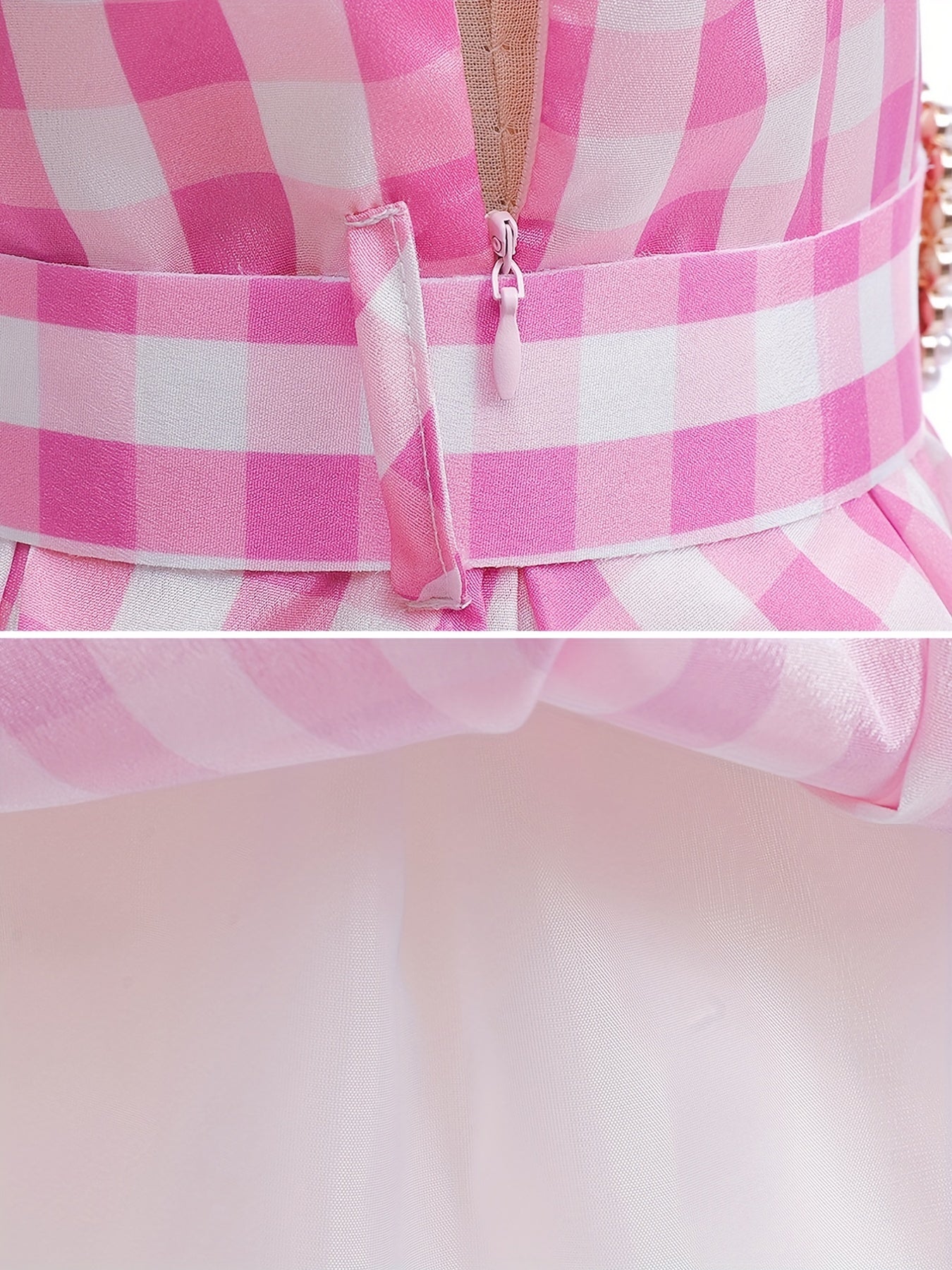 Girl's Plaid A-Line Dress for Cosplay & Dress-Up