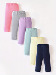 6pcs Baby Pants Solid Anti-mosquito Bottoming