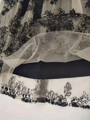 Mesh Knotted A Line Skirts for Women