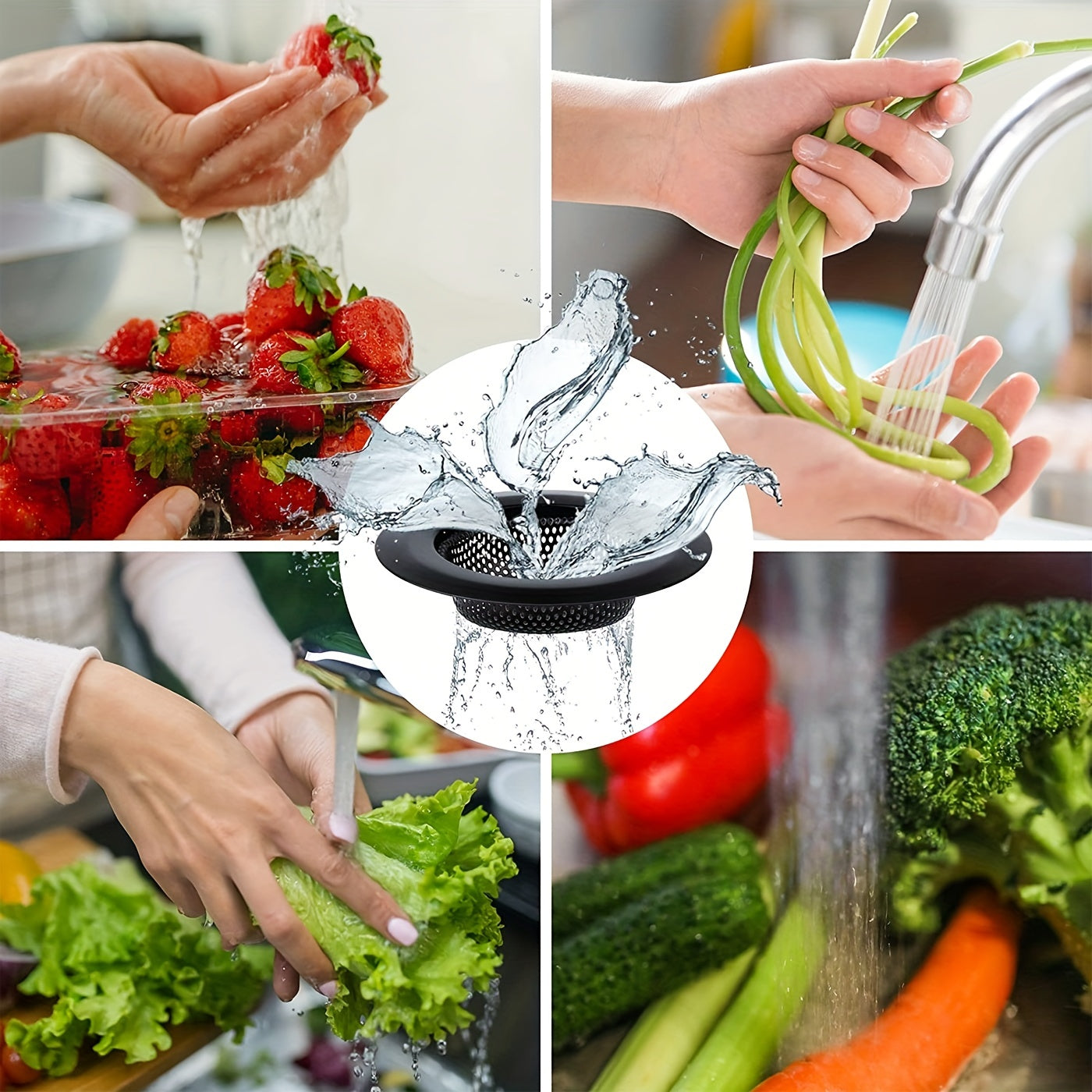 Stainless Steel Kitchen Sink Strainer - Dishwasher Safe
