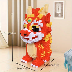 5000pcs Qilin Assembly Building Blocks for Home Decoration Gift