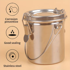 Paint Brush Washer Portable Leak Proof Brush Cleaner Stainless Steel