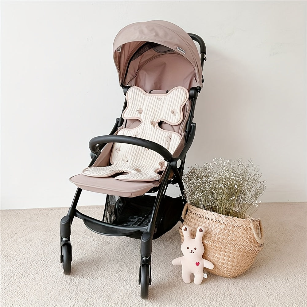 Cartoon Animal Baby Stroller Cushion - Breathable Newborn Car Seat Pad
