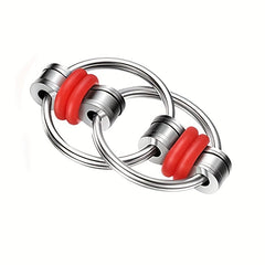 Adult Venting Bicycle Chain Toy Stress Relief Metal Keychain