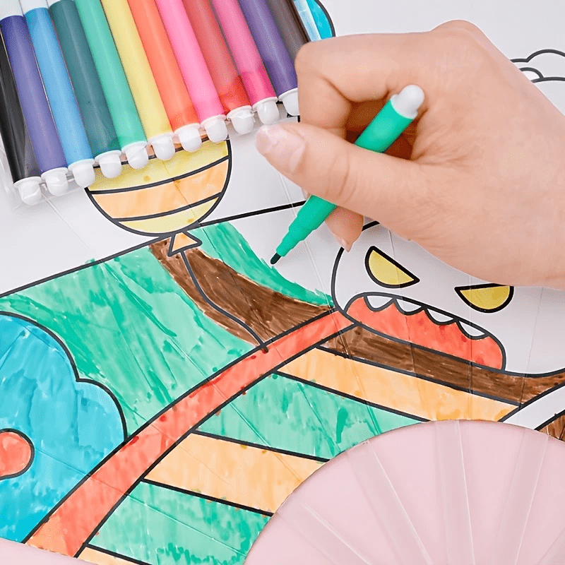 Bright Watercolor Pen Set for Painting & Highlighting