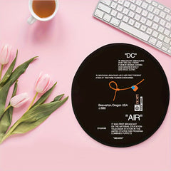 Hand Painted English Letter Circular Mouse Pad