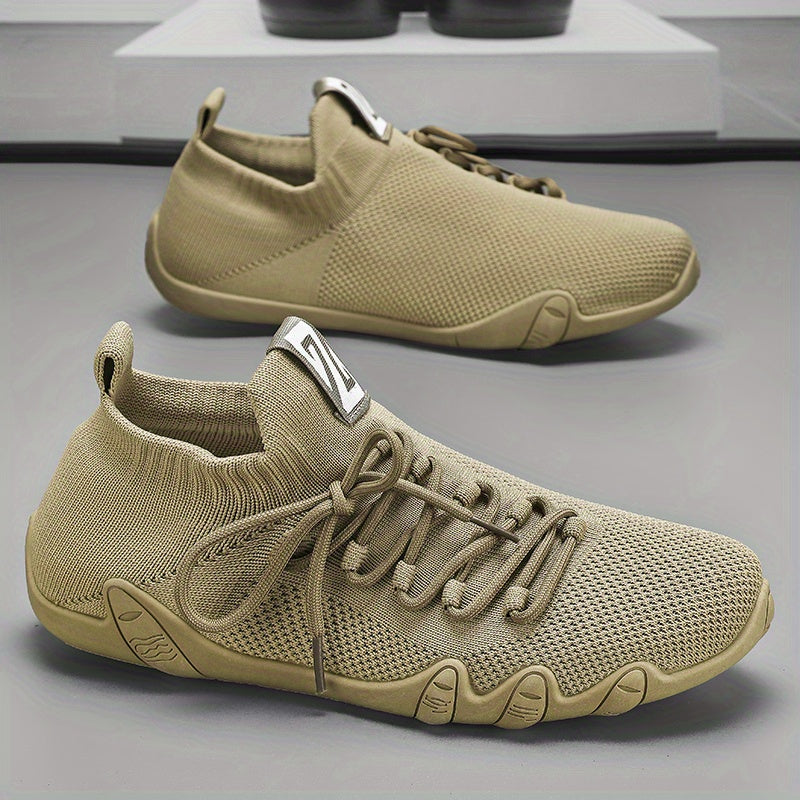 Men's Lace-Up Slip-On Sock Sneakers