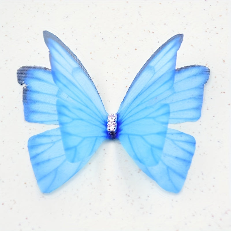 DIY Mixed Butterfly Tulle Accessories for Bouquet Jewelry Mat