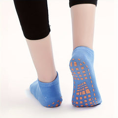 Men's Non Slip Yoga Grip Socks Thin Breathable 1 Pair