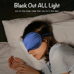 Soft Breathable Sleep Eye Mask - Blackout Blindfold for Night Sleeping