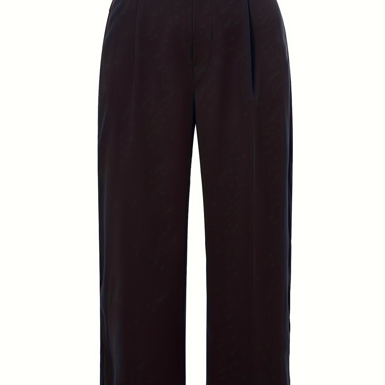 Women's Plus Solid Elastic High Rise Casual Pants