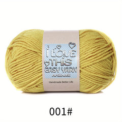 Acrylic Rayon 4ply Milk Yarn Hand Knitting Crochet Worsted 110m 47g