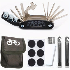 7pcs Bicycle Repair Tools Set Folding Wrench Multifunctional Kit