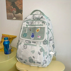 Kids Schoolbag Large Capacity Travel Backpack Waterproof Lightweight Bag