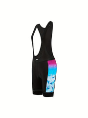 Fantasy Butterfly Orchid Cycling Bib Shorts