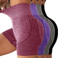 High Waist Breathable Biker Shorts Quick Dry Hip Lifting Activewear