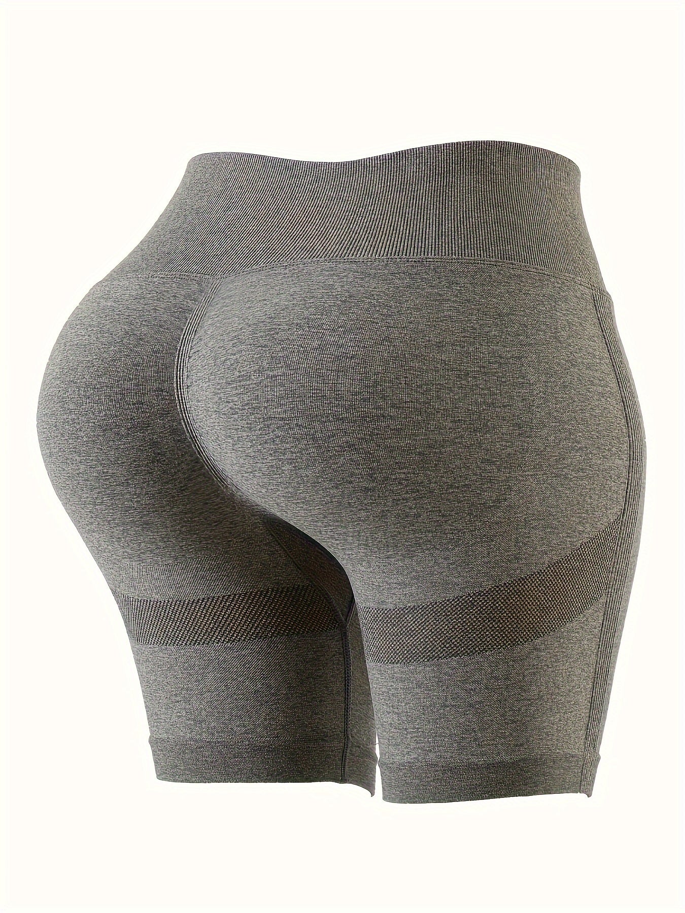 10Pcs High Waist Yoga Shorts Butt Lifting High Stretch Seamless Sports Shorts