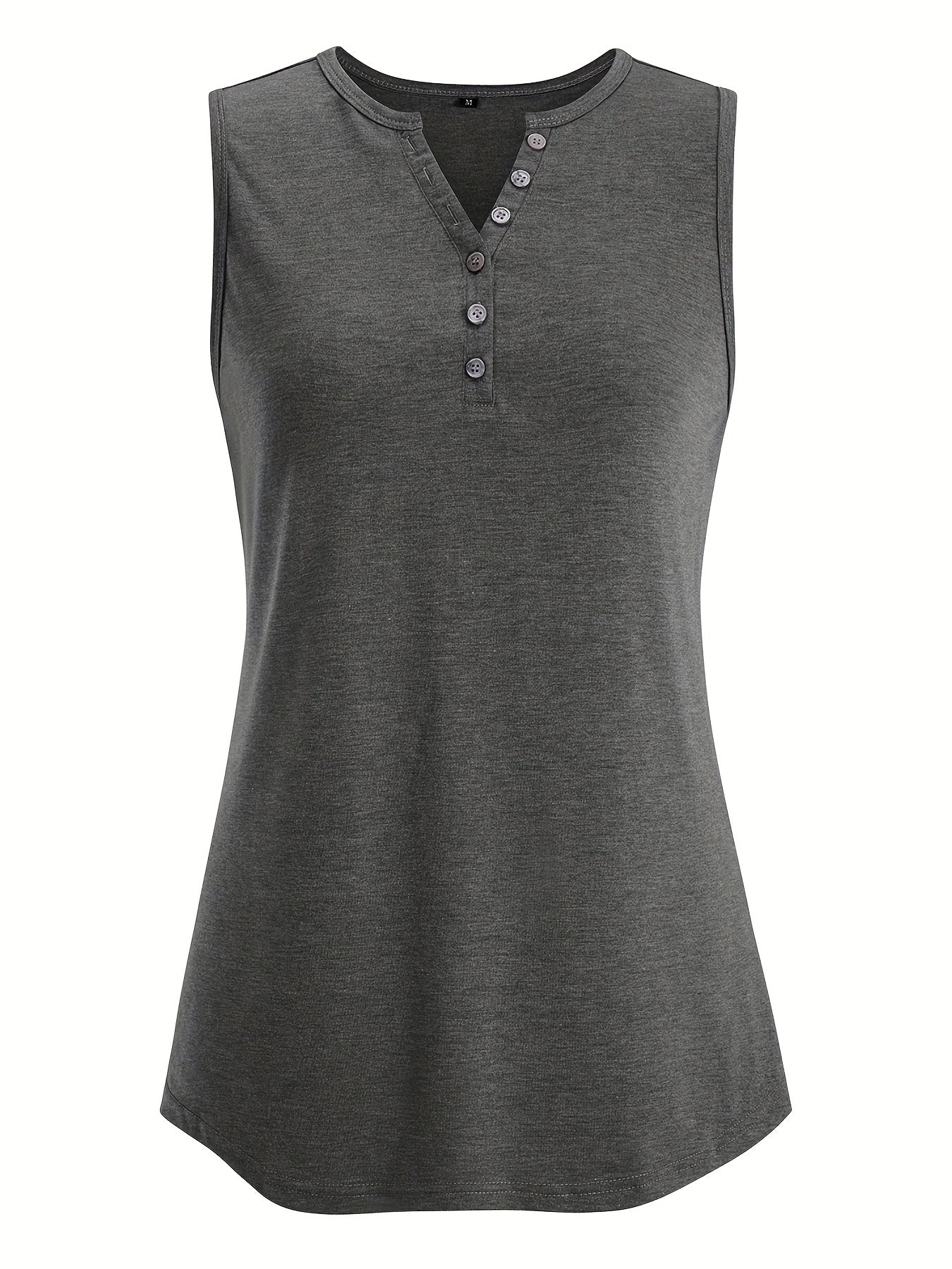 Casual V Neck Sleeveless Tank Top for Women