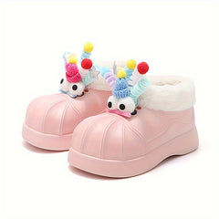 Women's Plush Lined Snow Boots Thermal Warm Shoes