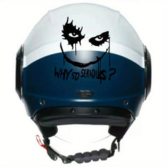 Motorcycle Clown Happy Face Vinyl Stickers Car Helmet Decals