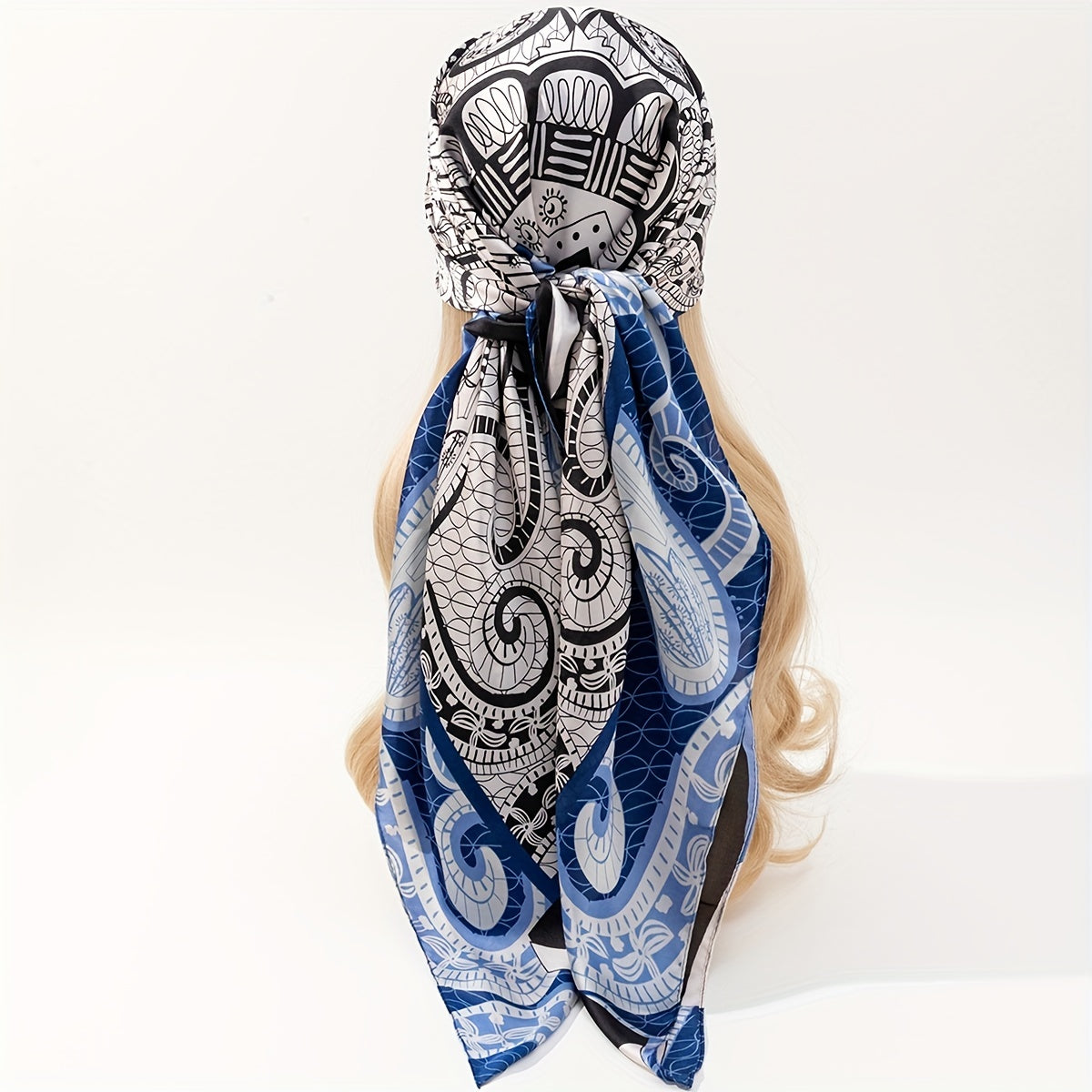 Paisley Bandana Silk Scarf Casual Shawl Wrap Head Wrap Charm