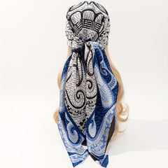 Paisley Bandana Silk Scarf Casual Shawl Wrap Head Wrap Charm