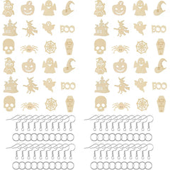 Halloween Wooden Earring Making Kit - DIY Craft Jewelry