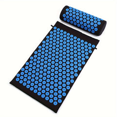 Yoga Acupressure Massage Mat Set with Pillow & Storage Bag